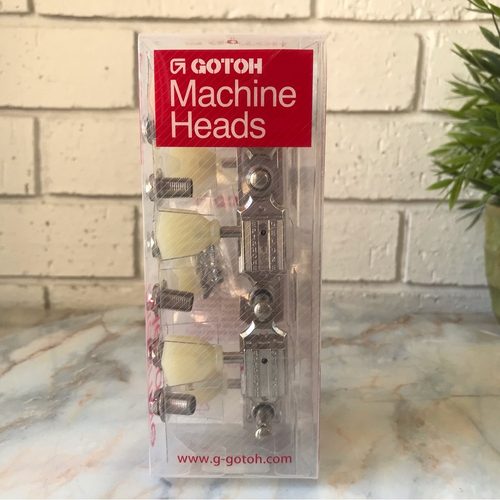 Gotoh Machine Heads GuitarTurners SD90-MG-T SL Button Nickel New